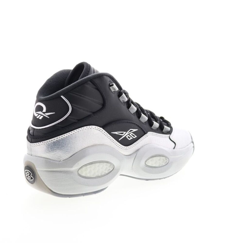 Reebok Mens Question Mid Black Shoes (NWT) - Picture 7 of 7